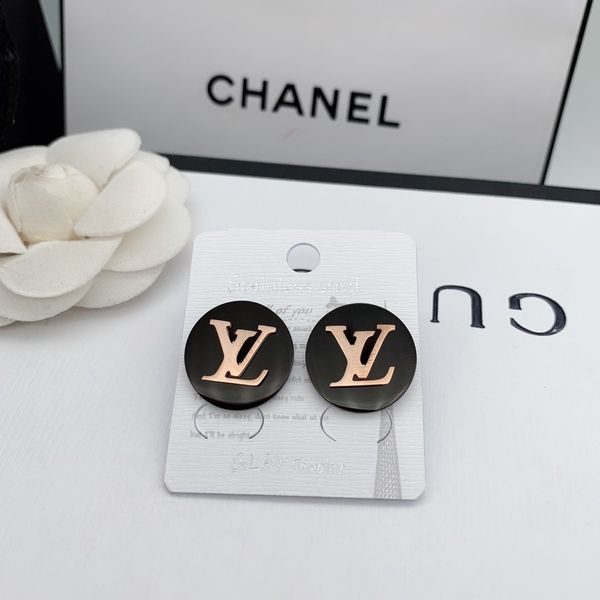 

brand designer earrings v letters style earring designer stud earrings star ear stud earring luxury jewelry women earrings, Golden;silver