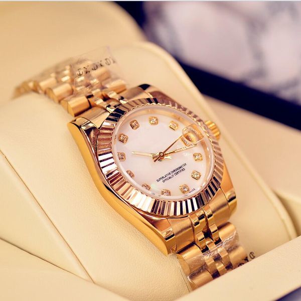 

2019 Новая Леди Размер 32 мм Дата Сапфировое Стекло Женские Часы Наручные Часы Автом