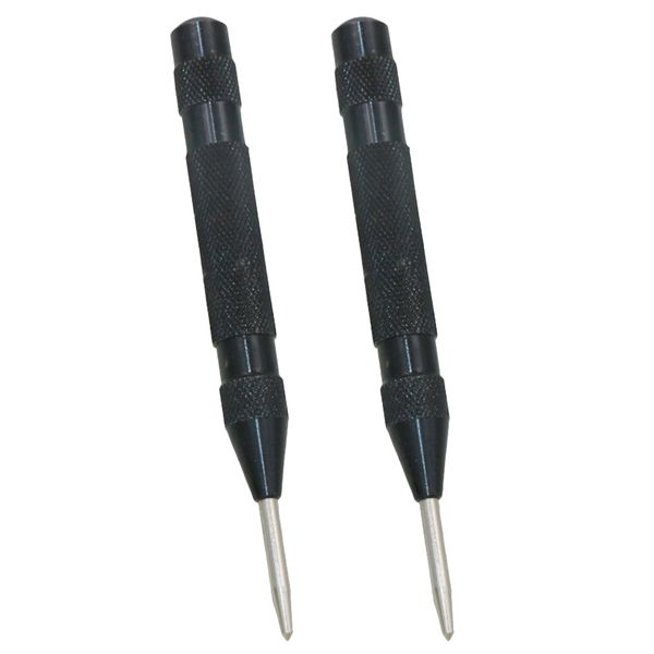 

2pcs 5'' automatic center pin punch spring loaded marking starting hole metal