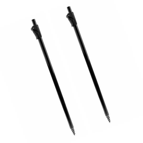 

2pcs fishing bankstick telescopic ground support pin for bite alarm,rod rest