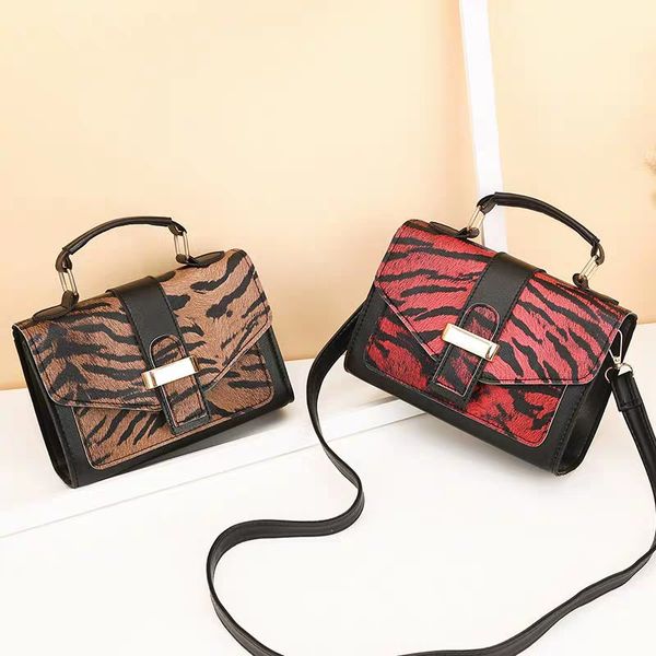 

women brand purse and handbag bag leopard print women bags chain shoulder messenger bag designer small square crossbody tote