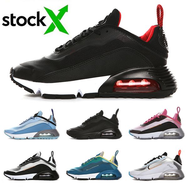 

bred 2090 b30 mens womens running shoes stock x brand light blue triple black pink silver trainers sports sneaekrs 36-45, White;red