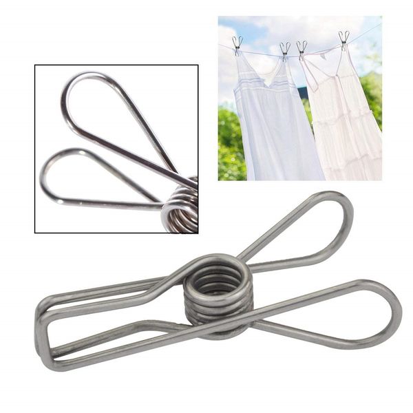 

80pcs stainless steel hooks hanger rack clothes outerwear hanging holders other household cleaning tools accessories