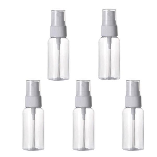 

25pcs transparent empty spray bottles 30ml plastic mini refillable container