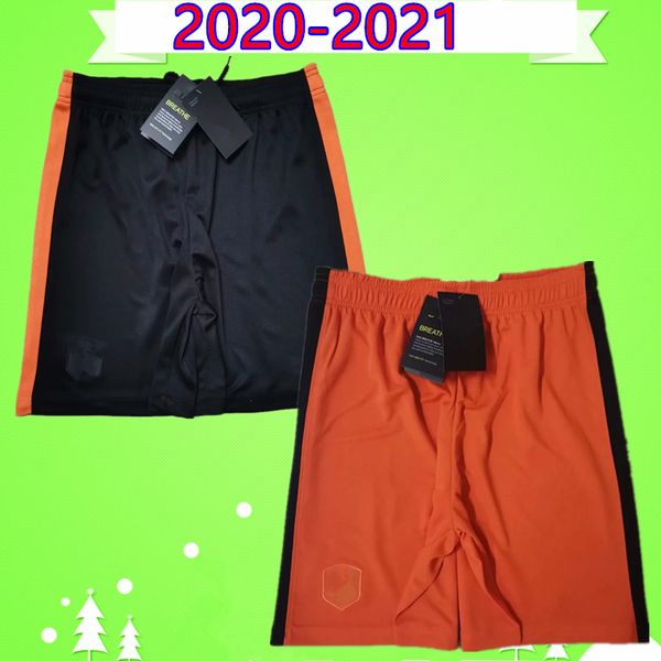 

thailand quality 2020 2021 netherlands soccer shorts 20 21 de jong holland orange black van dijk virgil football pants strootman memphis, Black;red