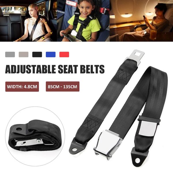 

adjustable airplane seat safe belt plane seatbelt extenders aerospace seat belts car safety belt harness 85-128cm kids adult