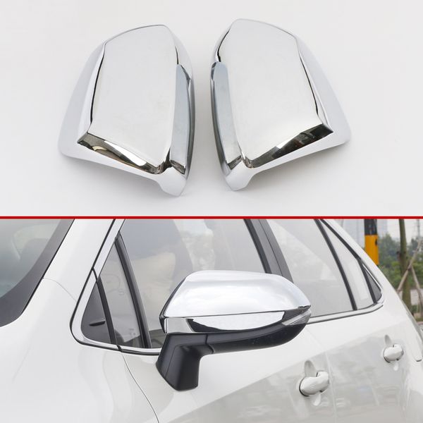 

for toyota corolla e210 2019 2020 abs plastic side door wing rearview mirrors decoration cover trim 2pcs car styling