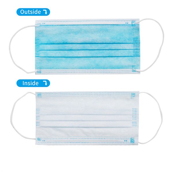 

face mask disposable mask filtration non-woven fabric protective masks for dust particles pollution anti virus haze pullution
