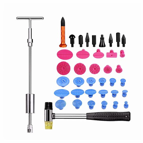 

paintless dent repair tool dent puller label rubber hammer faucet pen tool kit hand for car repair