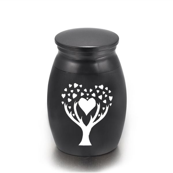 Loving Tree of Life Urne funerarie per cremazione umana, ricordo delle ceneri, mini urna commemorativa per ceneri per cane umano domestico gatto 16x25mm