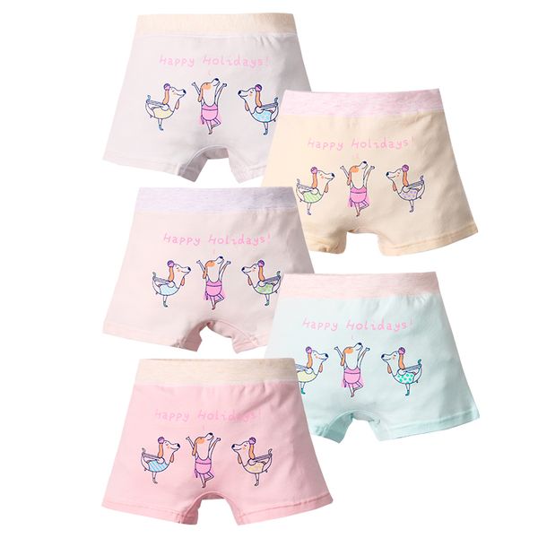 

4pieces children panties girl babys underwear cartoon dogs girl cotton boxer underwear kids panties baby clothes, Camo