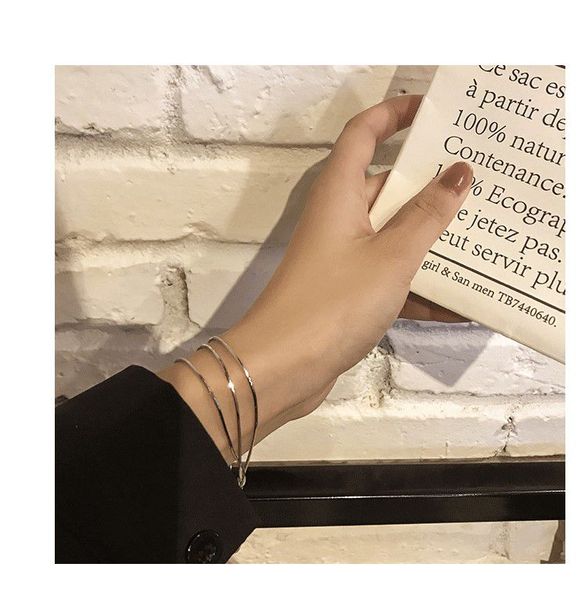 

jhb1233 ins wind bracelet fairy temperament simple personality baitaoshen small popular design, Black