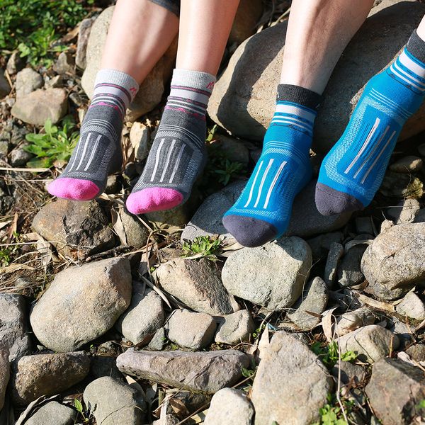 

outdoor sport socks men women breathable wear resisting nonslip summer sock sweat-absorbent basketball mtb cycling sports socks, Black