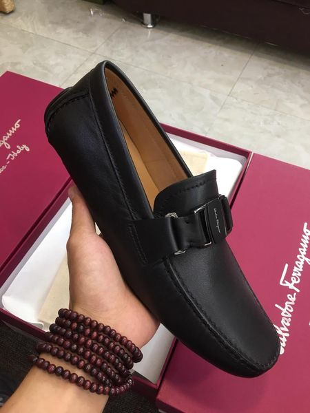 

Mocca in in waxed calf leather with ilver braided rope acce ory and rubber out ole ca ual genuine leather lackblue wx021