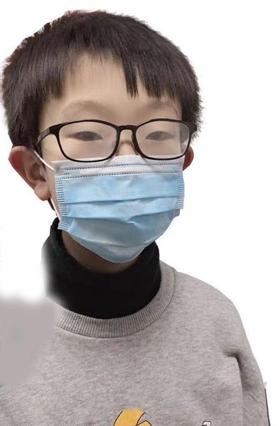 

fast delivery 4layer protective mask disposable children's mask melting spray cloth non-medical dust prevention dhl ing