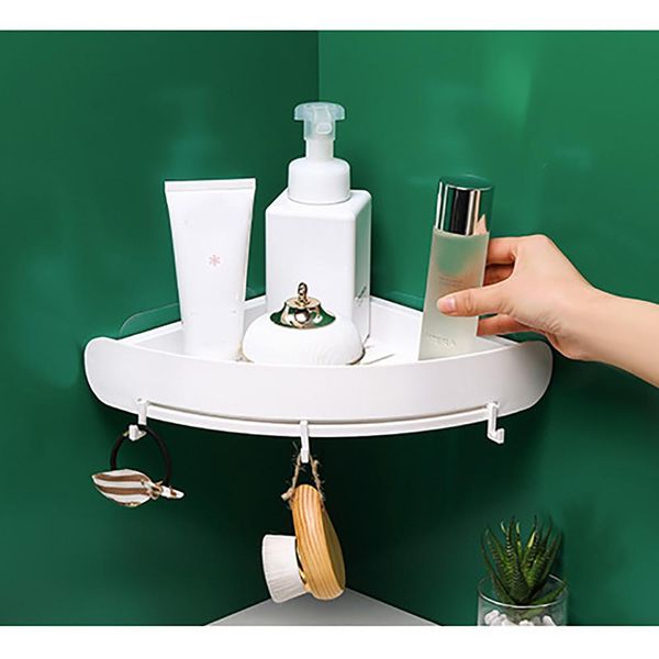 

bathroom bathroom shelf wall hanging suction cup punching toilet storage rack suction wall shelf hollow kitchen 5pz