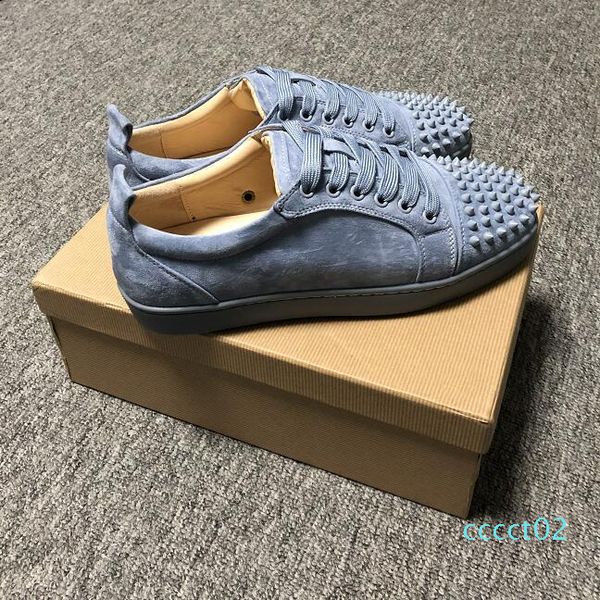 

low red bottom sneakers for mens luxury black leather fashion casual mens women shoes designer causal shoes wholesale size 35-45 2ct