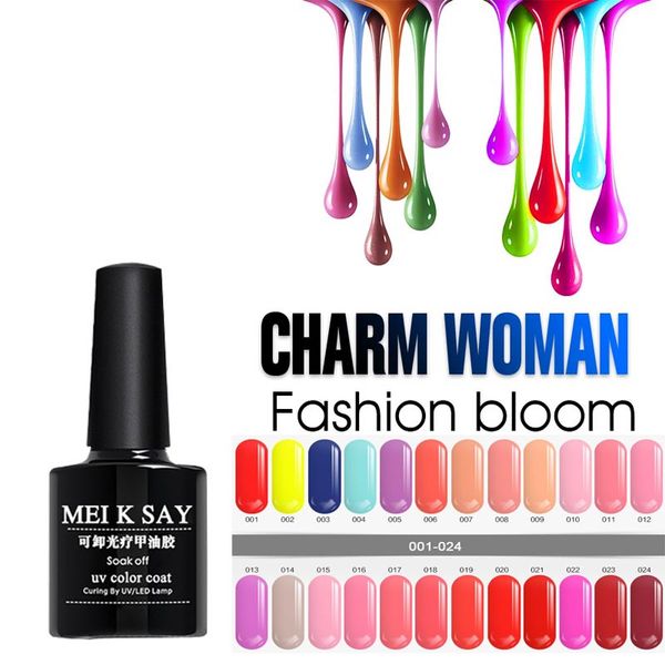 

nail gel fashion nude color 10ml varnish summer polish semi permanent long last gellak uv led hybrid ink, Red;pink
