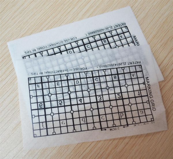 

Thermage beauty machine grid grating u ed for fractional rf micor needle head thermage drawing paper for eye and face