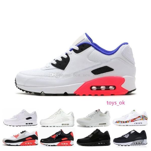 

прибытие новые 90 мужские кроссовки тройной черный белый сша oreo black croc мужчины женщины тренер дышащая спортивная обувь размер 36-45