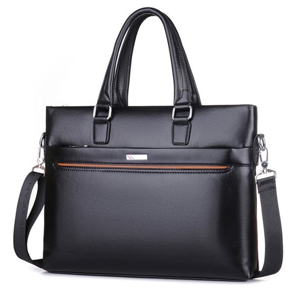 

business men's leather briefcase office lapfor tote pu bag bag working male shoulder a4 messenger men bags handbags egwei, Red;black