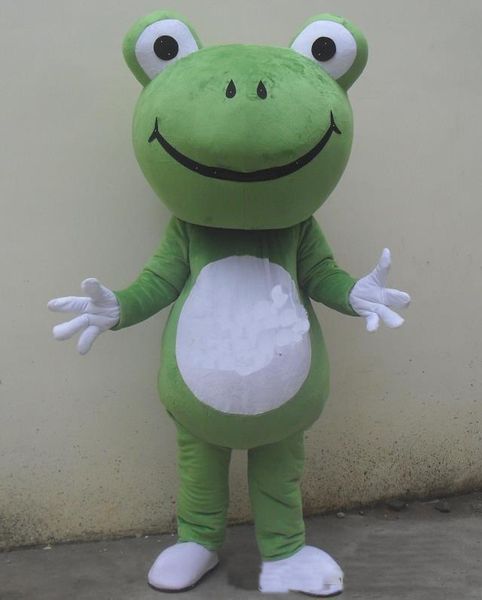 2019 Rabattfabrik heißes Tierfett-Frosch-Maskottchen-Kostüm, kostenloser Versand
