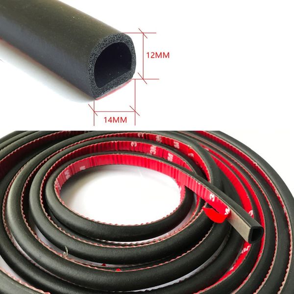 

big d авто резиновых уплотнения подлинного самоклеящейся diy автомобиль уплотнение двери изоляция уплотнитель автоаксессуары