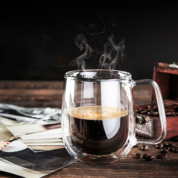 

abss-чашки кофе набор чая кружки ручной творческий пиво выпить кружку офиса кружкой прозрачный drinkware дважды стеклянные чашки другие посу