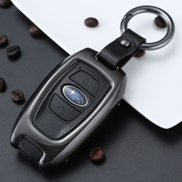

car styling for 13-18 forester man xv ao huli lion modified metal remote control key shell accessories