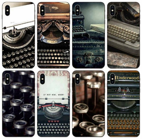 

[tongtrade] vintage underwood typewriter case for apple iphone 11 pro max xs 8s 7s 6s 5 galaxy s10 on7 huawei p30 motorola moto g3 1pcs case