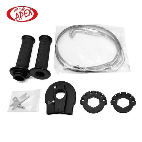 

quick action throttle complete with cables kit for ninja zx10r zx-10r 2020 15 push pull throttle assembly