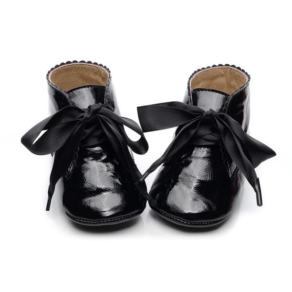 

0-24m baby girl pu leather shoes infant non-slip lace soft walking shoes toddler kids prewalker