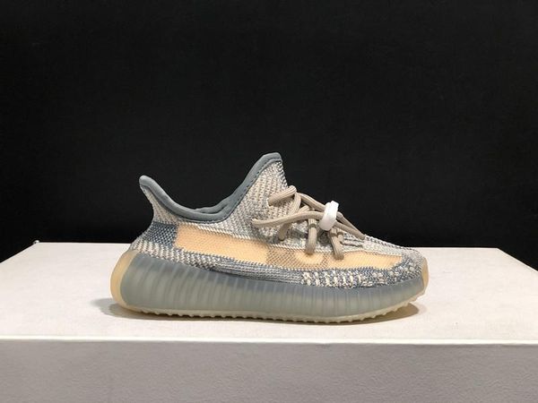 

kids grey gum flax zyon running shoes boy and girl trainers kanye west v2 outdoor sneakers 24-35, Black