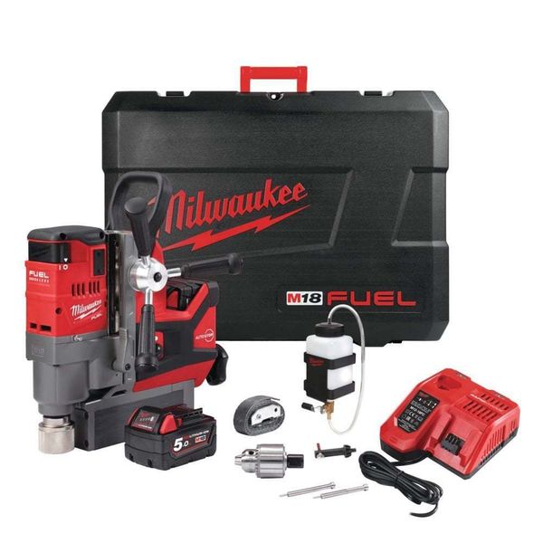 

2019 milwaukee m18fmdp 502c 18v cordle mag drill with permanent magnet 2 batterie