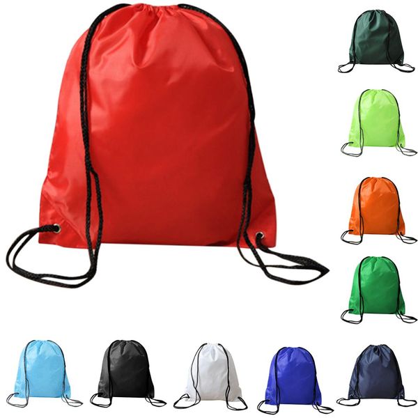 

drawstring bags string sack beach women men travel storage package functional backpack plecak worek sznurek gift pouch fashion