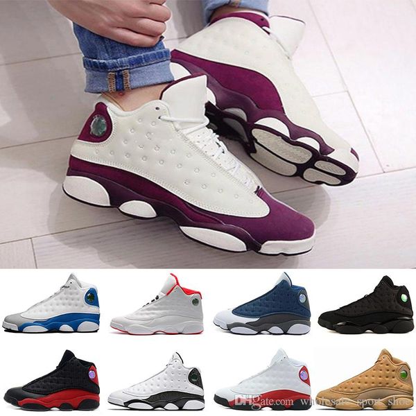 

Wholesale Cheap 13 XIII Wheat Men DMP Basketball Shoes 13s Black Cat Chicago Elevation Cultivation He Has Game Love Respect Sneakers 8.0-13