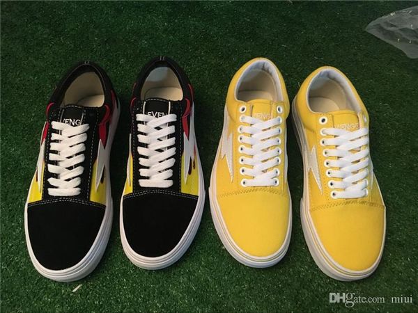 

new flame shoes yezee calabasas stylist ian connors revenge x storm shoes kanye west calabasas casual shoe men women shoes 36-44, Black