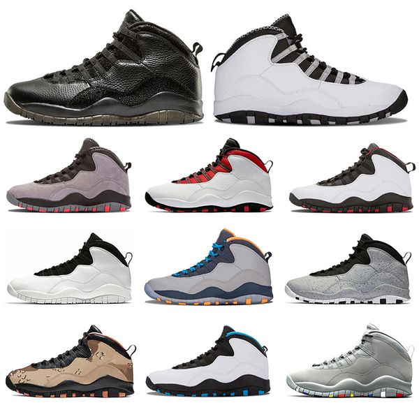 

with socks air jordan retro 2020 mens basketball shoes 10 cement 10s mens shoes cool grey trainers sports sneaker size 40 -47