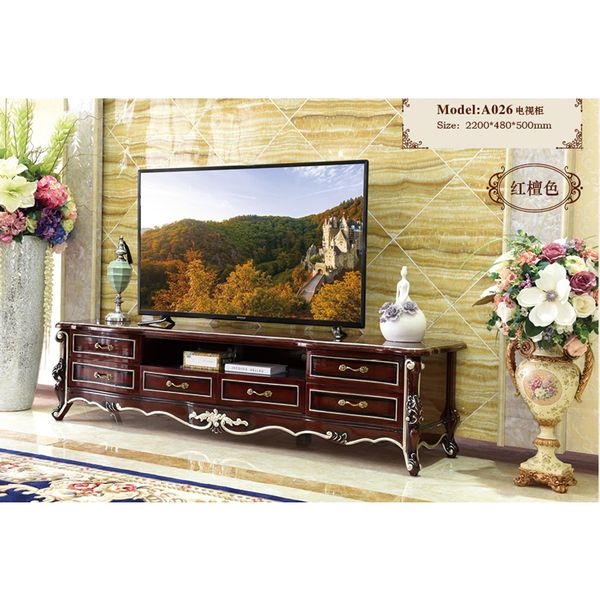 2019 New Design Antiquity Living Room Furniture Wooden Tv Cabinets