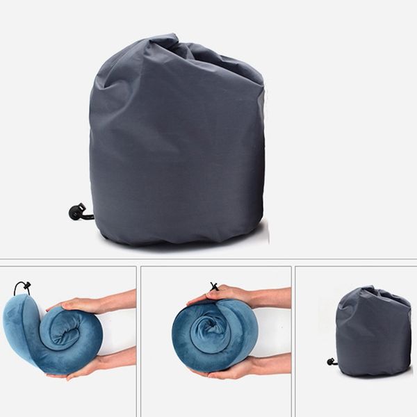 

abss-u shaped memory cotton neck pillows soft slow rebound space travel pillow solid neck cervical healthcare bedding