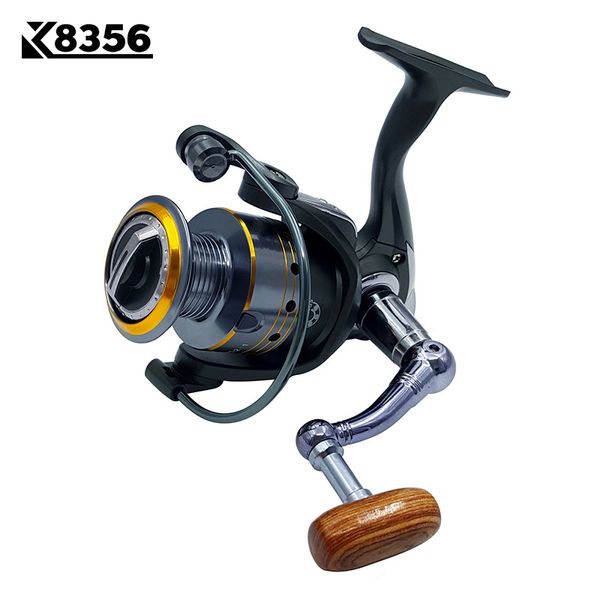 K8356 Mulinello da pesca PK1000 ~ PK6000 11BB 5.2: 1 Mulinello da pesca alla carpa Coppa in metallo Maniglia sinistra / destra Mulinello da pesca in acqua salata