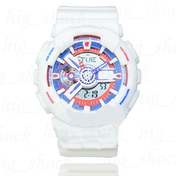 

Hot Hot Hot New Color 110 brand men's wristwatch, Sport dual display GMT Digital LED reloj hombre Military watch relogio teens