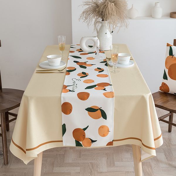 

fresh and simple northern european-style original ins tablecloth tv cabinet coffee table table runner table cloth towel cover runner b