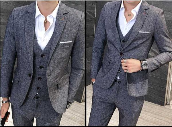 

2017 ярдов на новый мужской костюм модные вечерние платья чистый цвет костюм-тройка, White;black