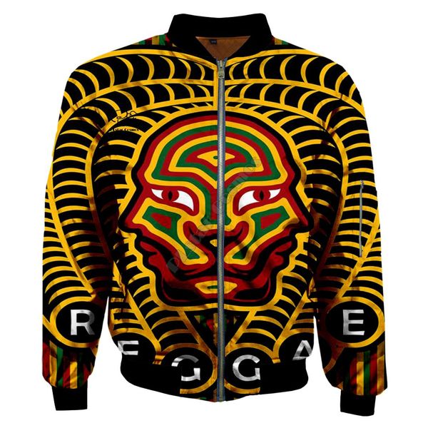 

plstar cosmos new fashion casual 3dfullprint men/women reggae bob marley hip hop zipper/bomber jackets/hoodies/hoodie s-8, Black;brown