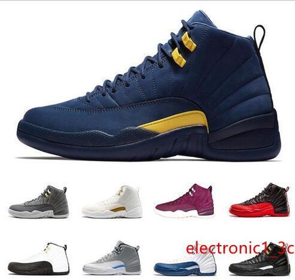 

мужские мужской мичиган баскетбол s12 pink lemonade бордо темно-серый flu игры 12s женщин людей тренеров zapatos спортивные кроссовки us13