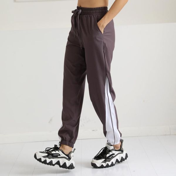 

athletic pants women's loose-fit beam leg harem pants thin spring and summer quick-dry running fitness high waist yoga pan, Black;blue