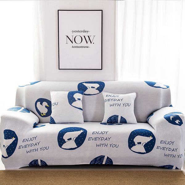 Cute Circle Elastic Stretch Sofa Covers Protection Embossing