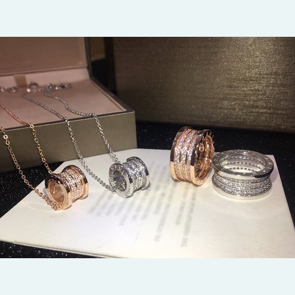 

2020 new gear shaped zircon gold ring for women fashion designer brand engagement wedding jewelry for woman