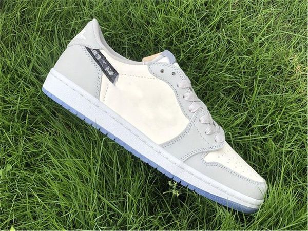 

2020 выпущенные аутентичные 1 низкий высокий og баскетбол обувь мужчины волк серый парус фотон dust белый 1s limited тапки desinger спорт с